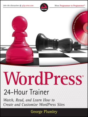 cover image of WordPress 24-Hour Trainer